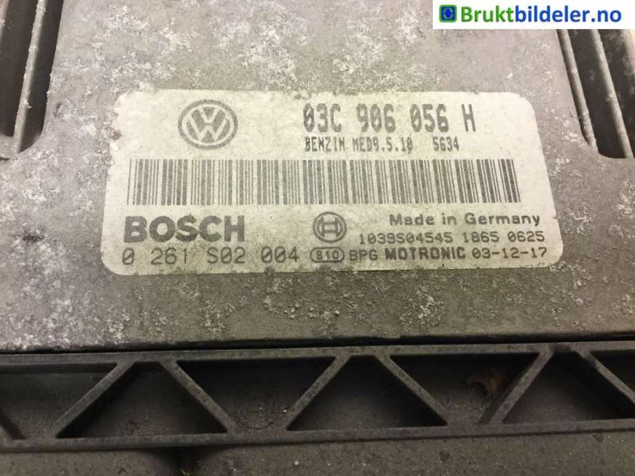 Styreenhet motor til VW Golf V, Combi 2003-2008  (VOLKSWAGEN|03C 906 056 H|0 261 S02 004|)