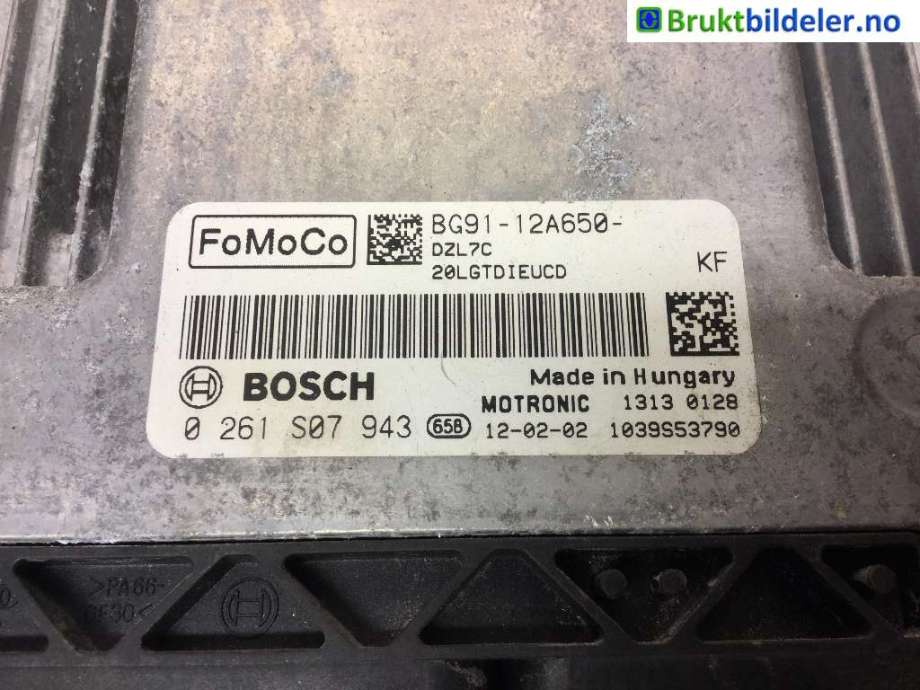 Styreenhet motor til Ford S-Max 2010-2015 (Type I, Fase 2)  (FORD|BG91-12A650-KF|0 261 S07 943|)