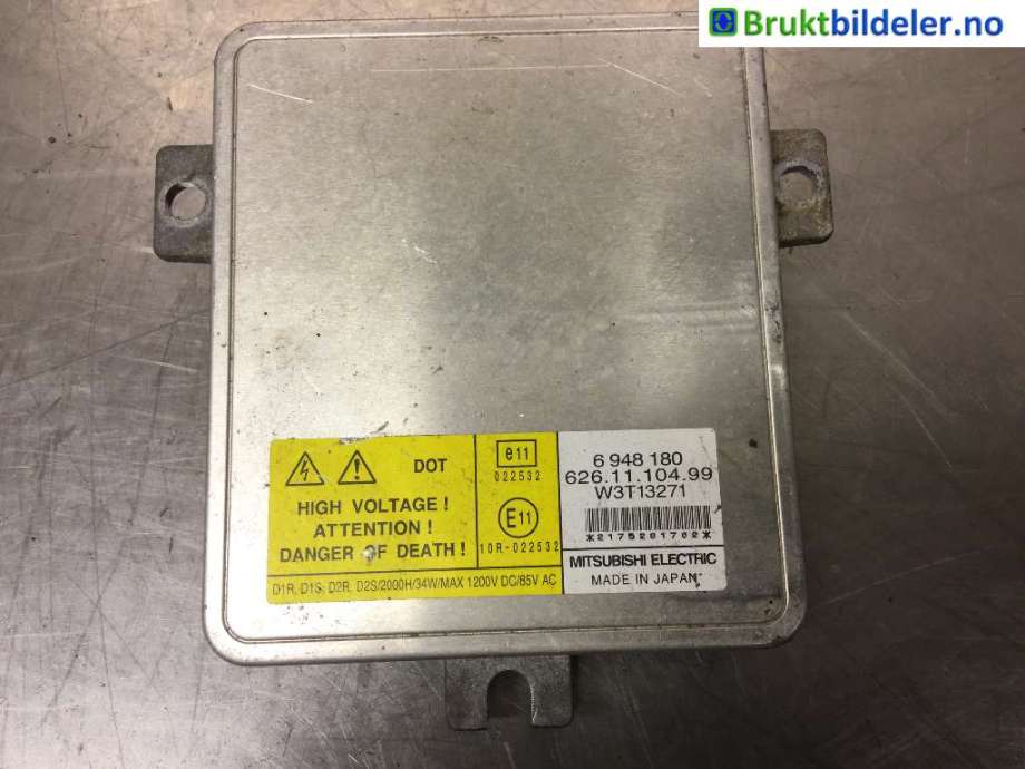 Styreenhet xenon/ballast til BMW 3-Serie 2005-2011 (E90/E91/E92/E93) (E90/E91/E92/E93) (BMW|6 948 180|W3T13271|626.11.104.99)
