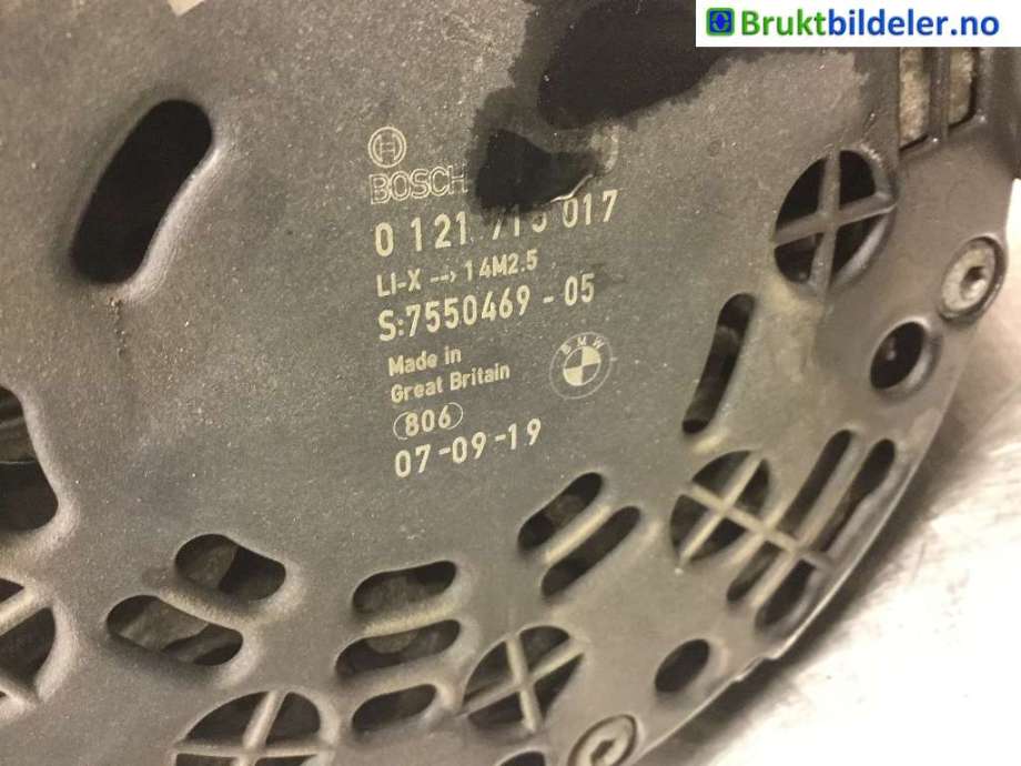 Dynamo til BMW 3-Serie 2005-2011 (E90/E91/E92/E93) (E90/E91/E92/E93) (BMW|12 31 7 550 469|0 121 715 017|)