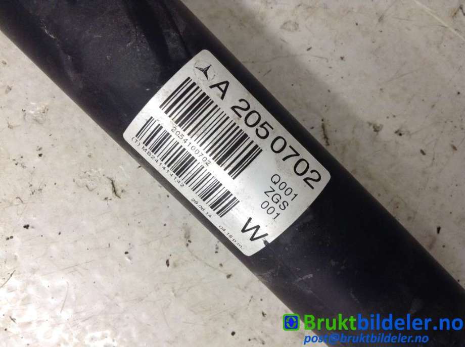 Mellomaksel til Mercedes C-Klasse 2014-2018 (Fase 1) (W205) (W205) (MERCEDES|A 205 410 07 02||A 205 0702)