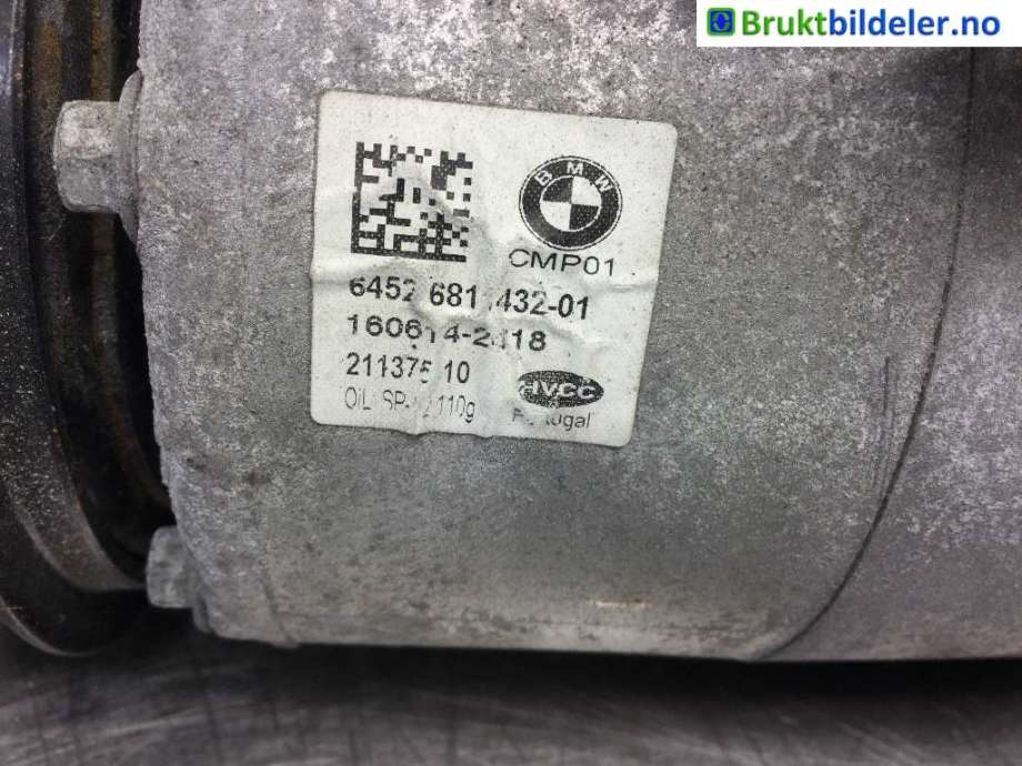 Aircondition kompressor til BMW X1 2015-2022 (F48) (F48) (BMW||211375 10|64 52 681 432)