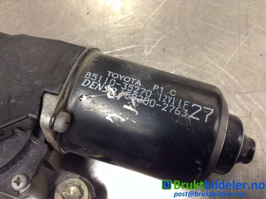 Viskermotor frontrute til Toyota Hilux 2002-2005  (TOYOTA|85110-35270|159200-2763|)