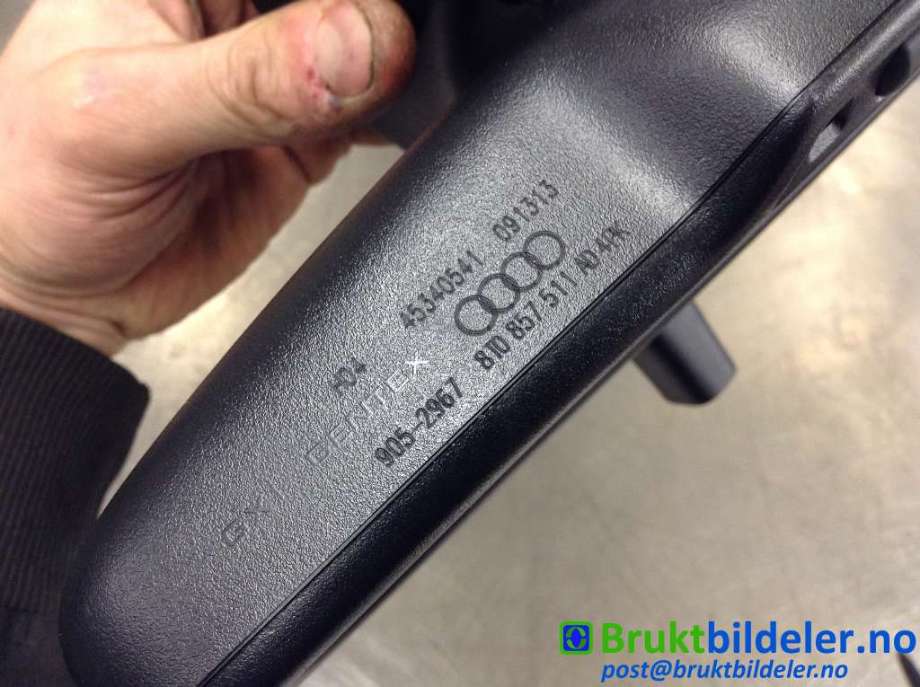 Speil innvendig til Audi A5 2007-2016 (Type I)  (AUDI|8T0 857 511 AD|)