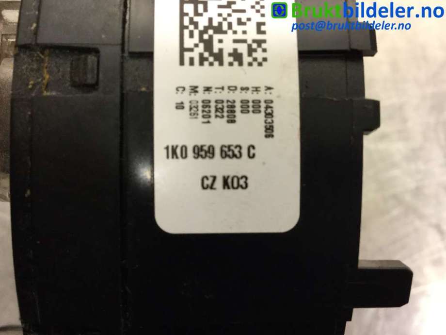 Airbag slepering til Škoda Superb 2008-2015 (Type II)  (SKODA|1K0 959 653 C|)