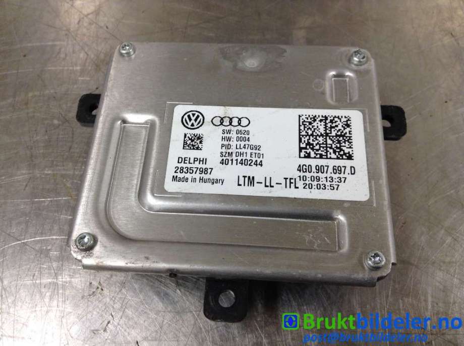 Styreenhet xenon/ballast til Audi A5 2007-2016 (Type I)  (AUDI|4G0 907 697 D|28357987|)