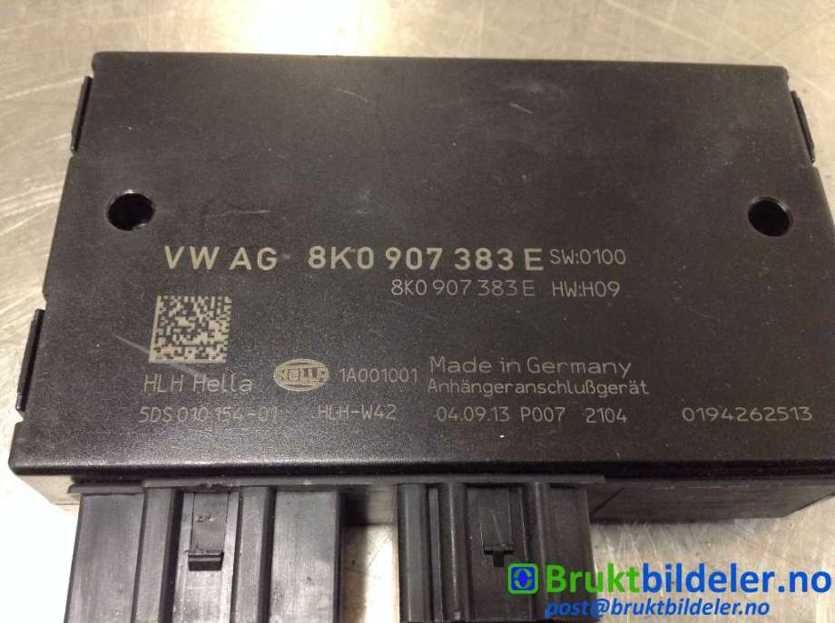 Styreenhet hengerfeste til Audi A5 2007-2016 (Type I)  (AUDI|8K0 907 383 E|5DS 010 154-01|)