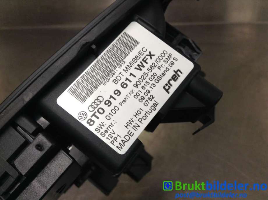 Bilstereo diverse til Audi A5 2007-2016 (Type I)  (AUDI|8T0 919 611 WFX|)