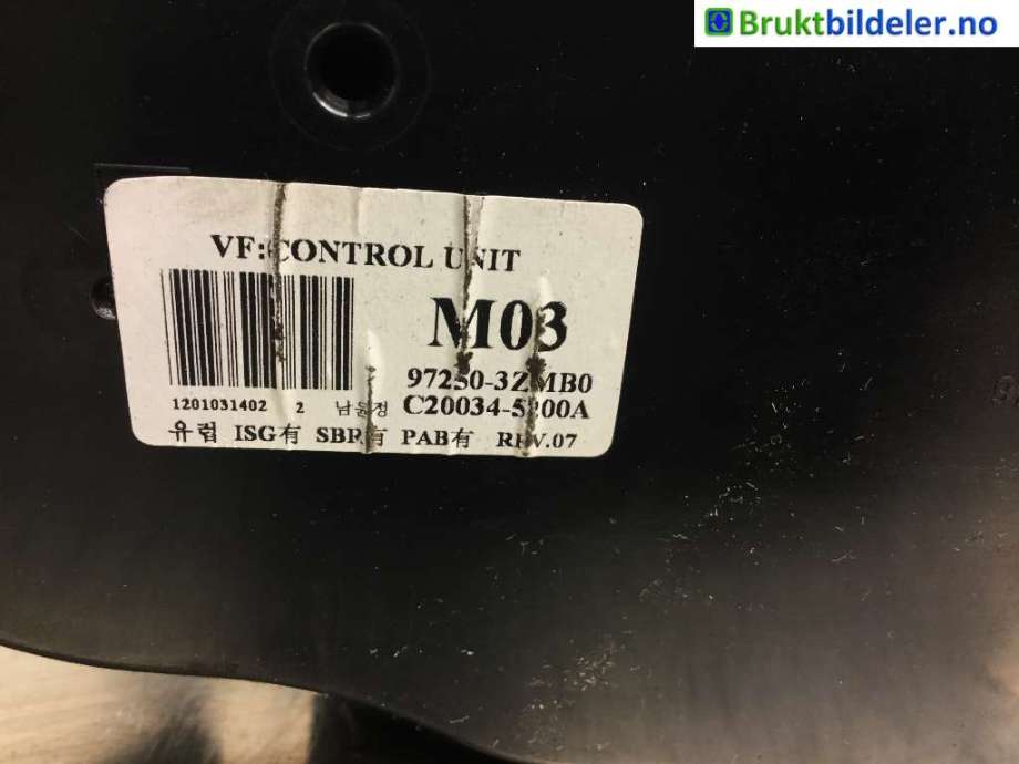 Varmeapparat betjening til Hyundai i40 2012-2017  (HYUNDAI|97250-3ZMB0|C20034-5200A|)
