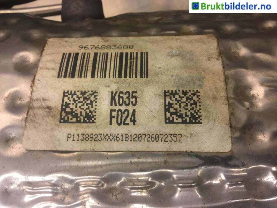 Partikkelfilter til Peugeot 4008 2012-2017  (PEUGEOT|9676883680|)