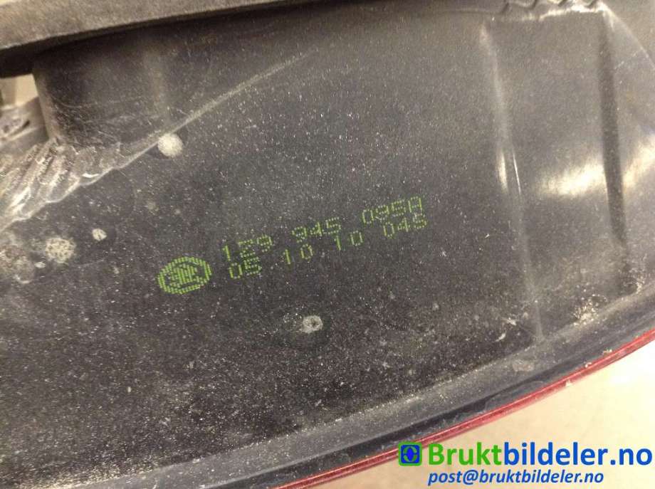 Baklykt venstre til Škoda Octavia 2009-2013 (Type II, Fase 2) (SKODA|1Z9 945 095 A|)