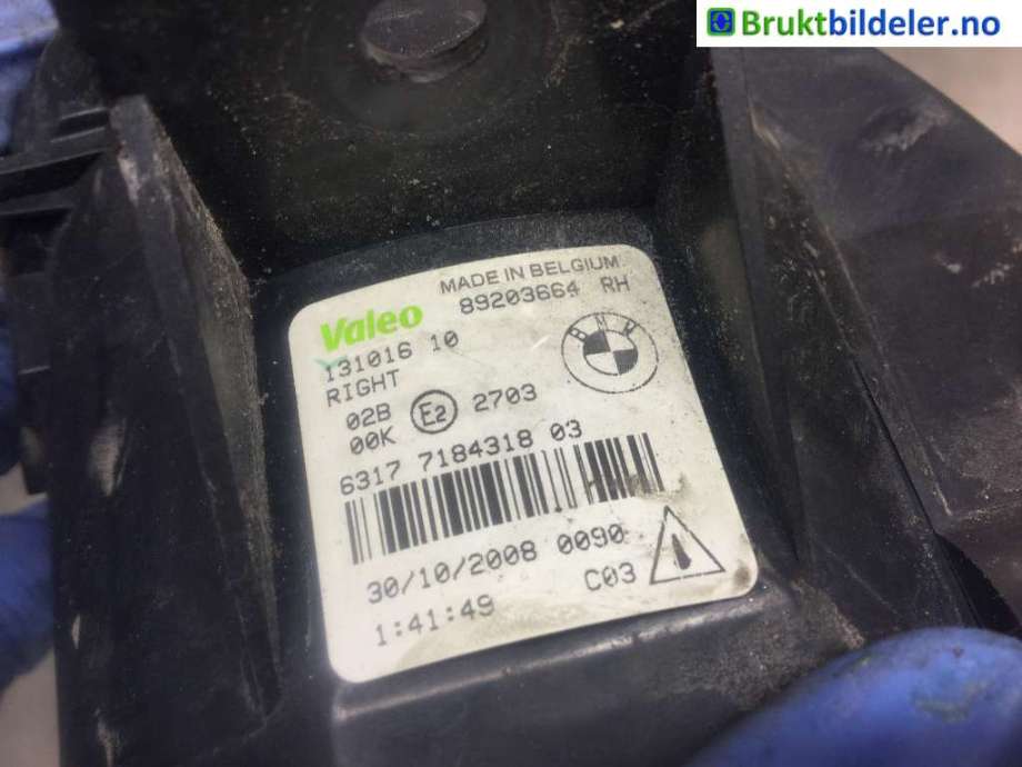 Tåkelykt venstre foran til BMW X5 2007-2013 (E70) (E70) (BMW|6317718431803|13101610|)