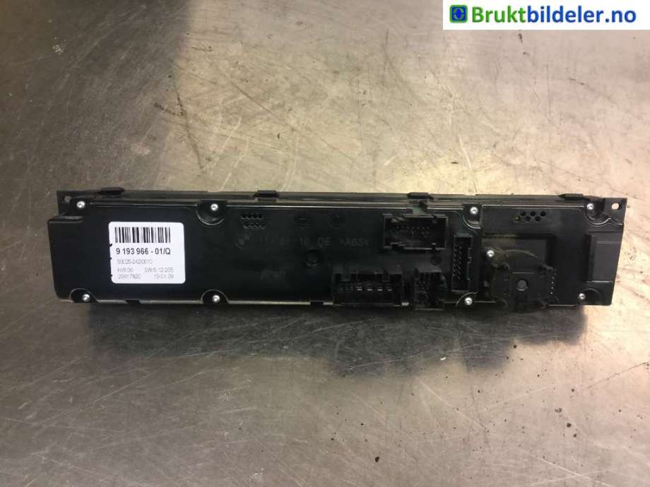 Varmeapparat betjening til BMW X5 2007-2013 (E70) (E70) (BMW|9 193 966|)