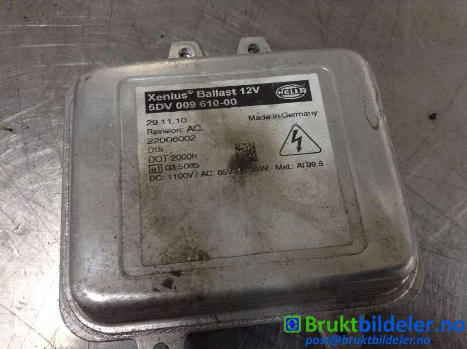 Styreenhet xenon/ballast til Škoda Octavia 2005-2008 (Type II, Fase 1)  (SKODA||5DV 009 610-00)