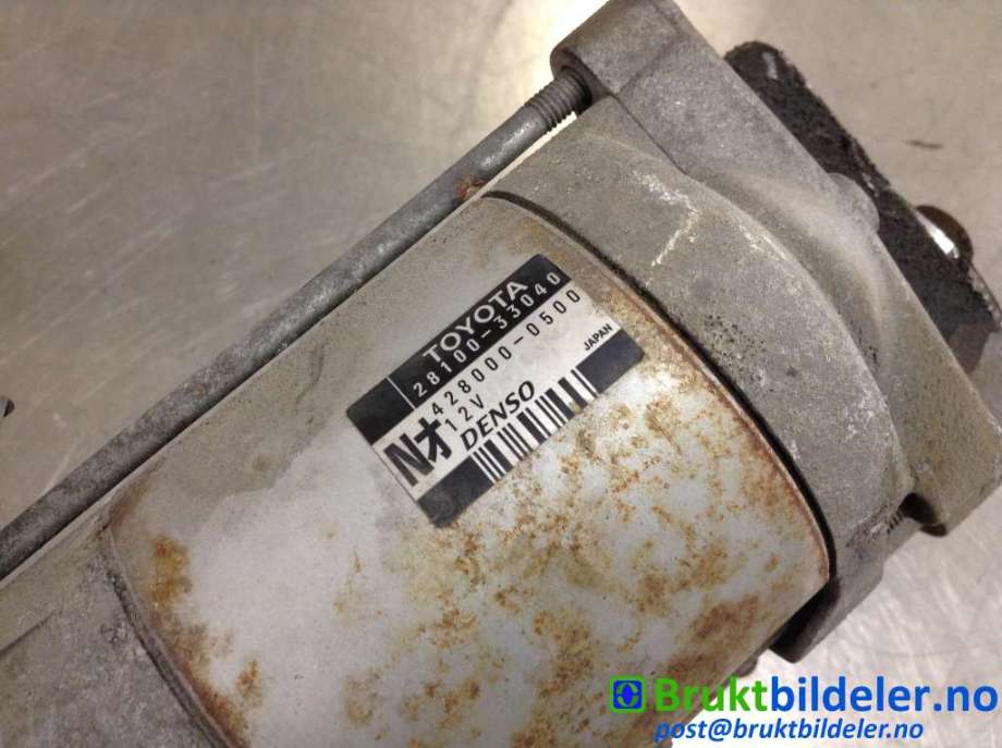 Starter diesel til Toyota Yaris Verso 1999-2007  (TOYOTA|28100-33040|428000-0500|)