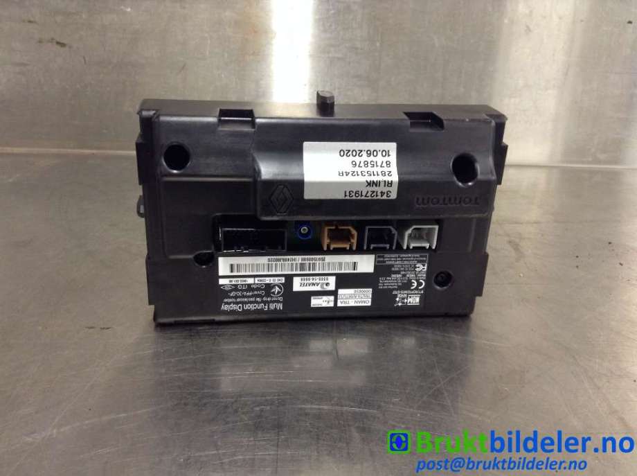 Instrument kjørecomputer til Renault Zoe 2013-2019 (Fase 1)  (RENAULT|281153124R|341271931|)