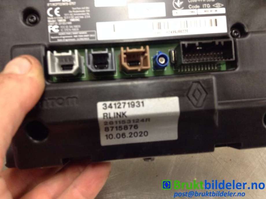 Instrument kjørecomputer til Renault Zoe 2013-2019 (Fase 1)  (RENAULT|281153124R|341271931|)