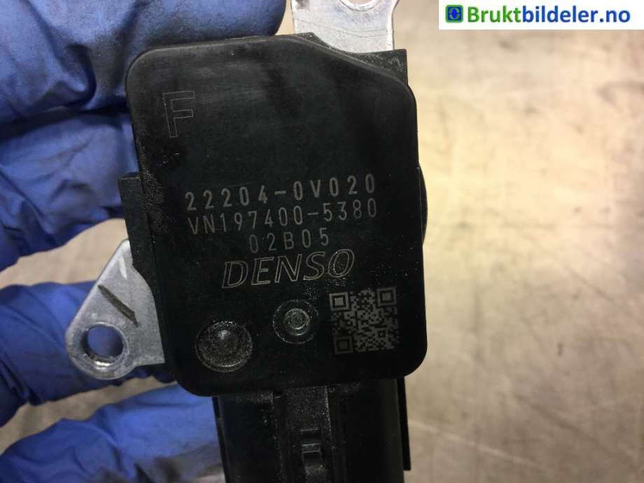 Luftmengde/luftmassemåler til Toyota Yaris 2014-2020 (Type III, Fase 2)  (TOYOTA|22204-0V020|VN197400-5380|)