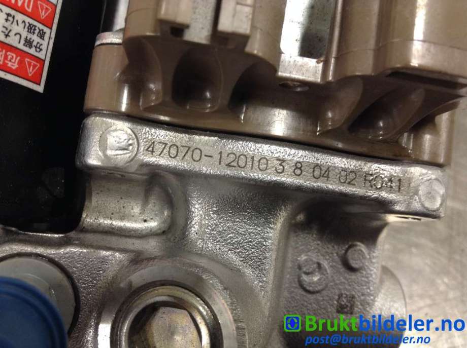 Bremsekraft-regulator bak til Toyota Yaris 2014-2020 (Type III, Fase 2)  (TOYOTA|47070-12010|)