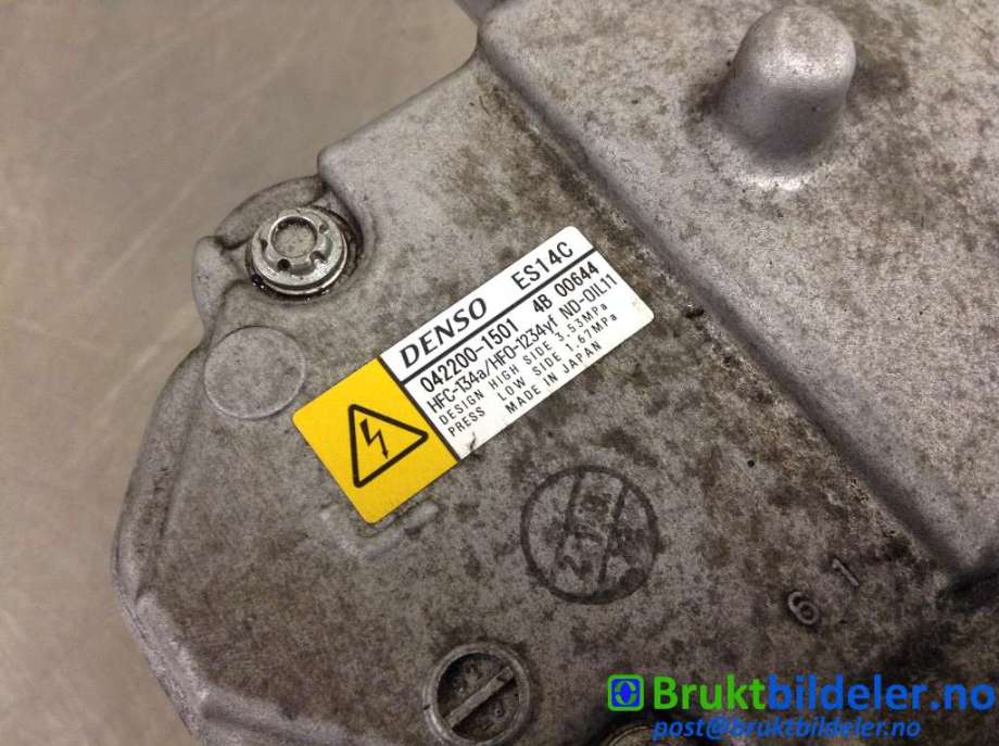 Aircondition kompressor til Toyota Yaris 2014-2020 (Type III, Fase 2) (TOYOTA||042200-1501)