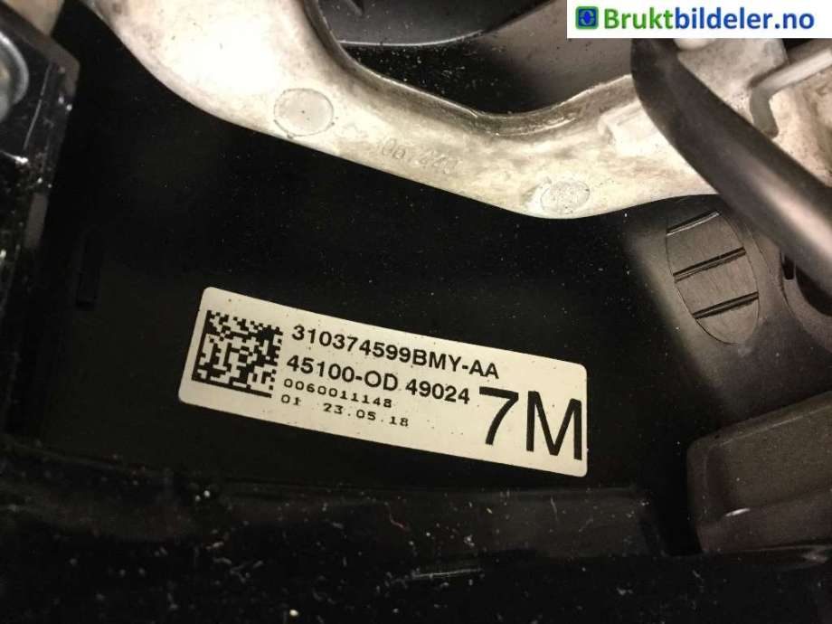 Ratt til Toyota Yaris 2014-2020 (Type III, Fase 2)  (TOYOTA|45100-0D49024||45100-0D490)