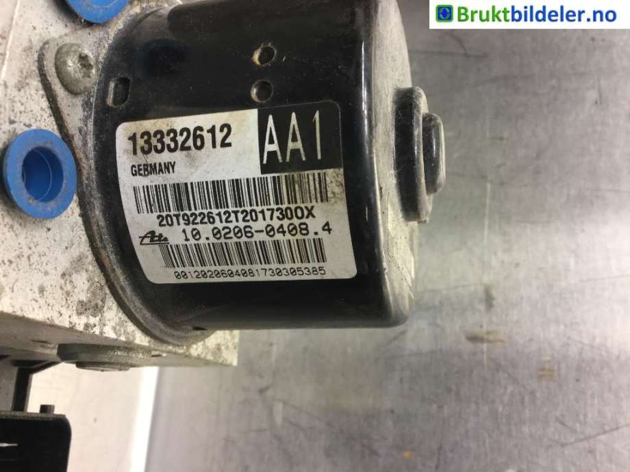 ABS sentral til Opel Astra J 2010-2015  (OPEL|13332612|10.0206-0408.4|)