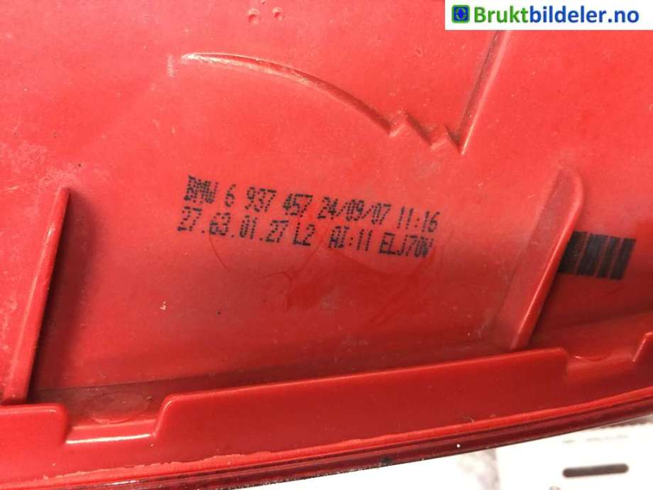 Baklykt venstre til BMW 3-Serie 2005-2011 (E90/E91/E92/E93) (E90/E91/E92/E93) (BMW|6 397 457|)