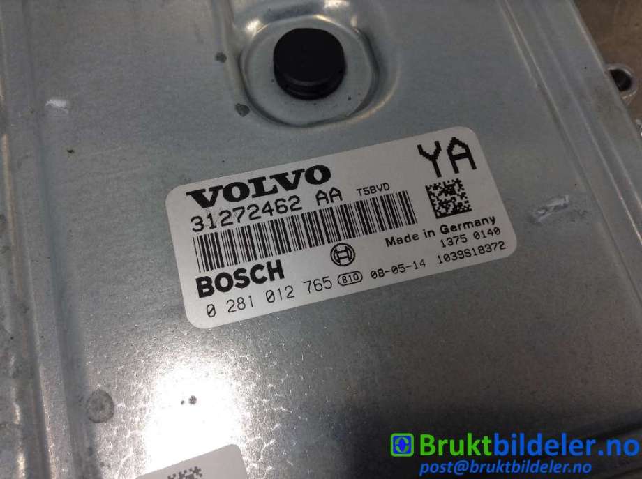 Styreenhet motor til Volvo S80 2006-2013 (Type II, Fase 1)  (VOLVO|31272462|0 281 012 765|)