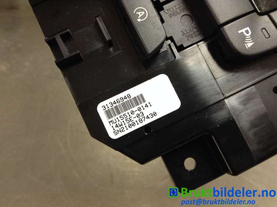 Varmeapparat betjening til Volvo V40 2012-2019 (VOLVO|31346948||MU15510-0141)
