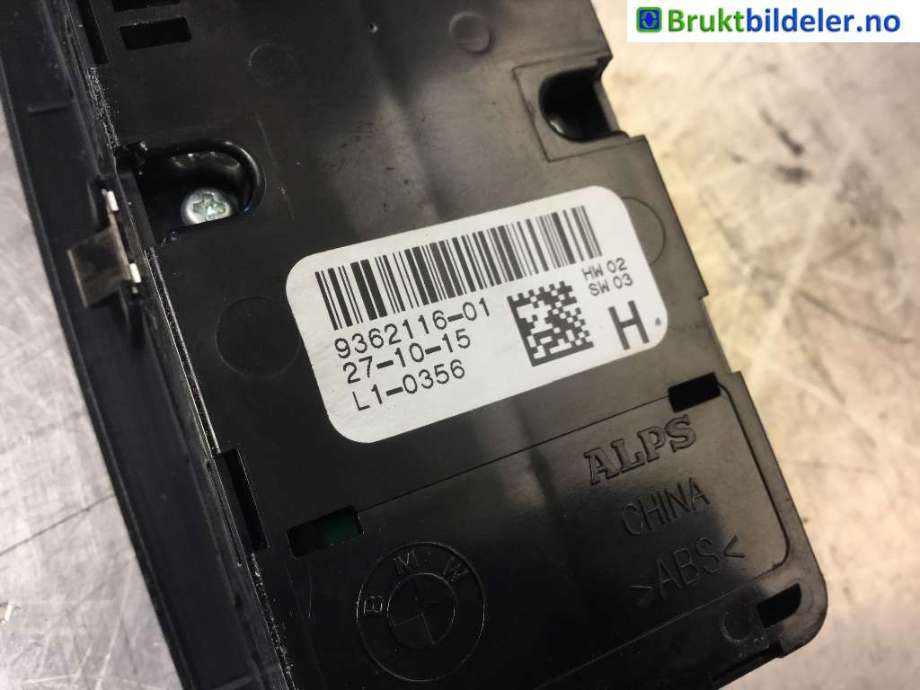 Bryter ruteheis til BMW X1 2015-2022 (F48) (F48) (9362116|)