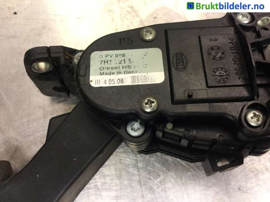 Pedal gass til VW Transporter / Caravelle 2003-2009 (Fase 1) (T5) (T5) (VOLKSWAGEN|7H1721503|)