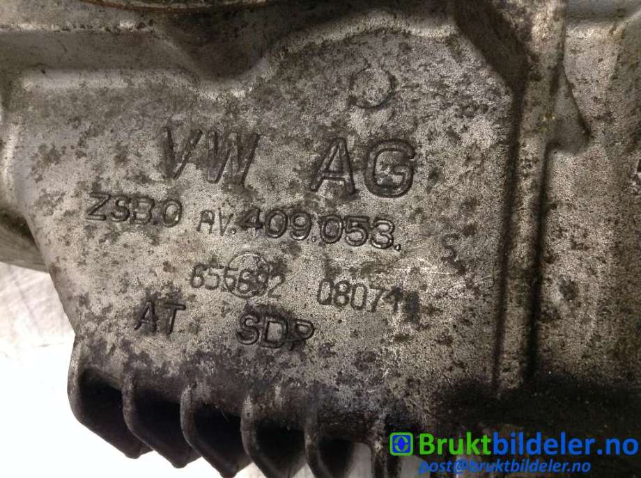 Girkasse 4WD fordelingskasse til Škoda Octavia 2009-2013 (Type II, Fase 2)  (SKODA|0AV 409 053 S|)