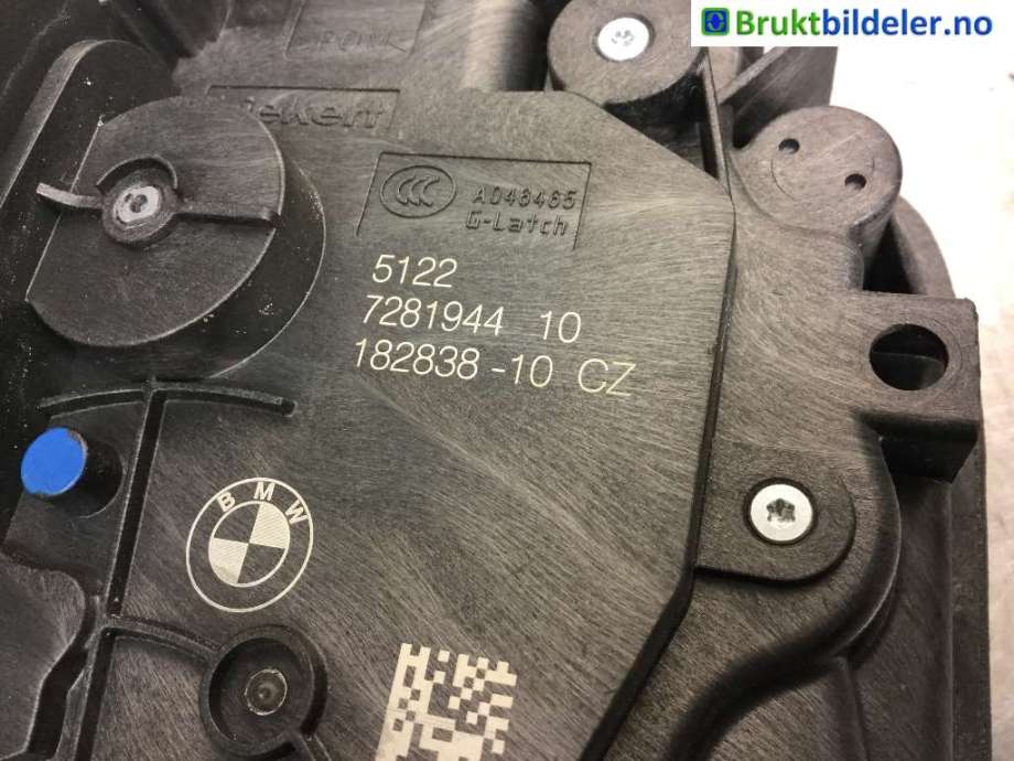 Låsekasse høyre bak til BMW X1 2015-2022 (F48) (F48) (BMW|7281944||5122 7281944)