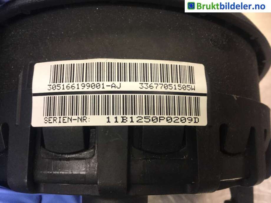 Airbag rattpute til BMW X1 2009-2015 (E84) (E84) (BMW|33677051505W|305166199001-AJ|)