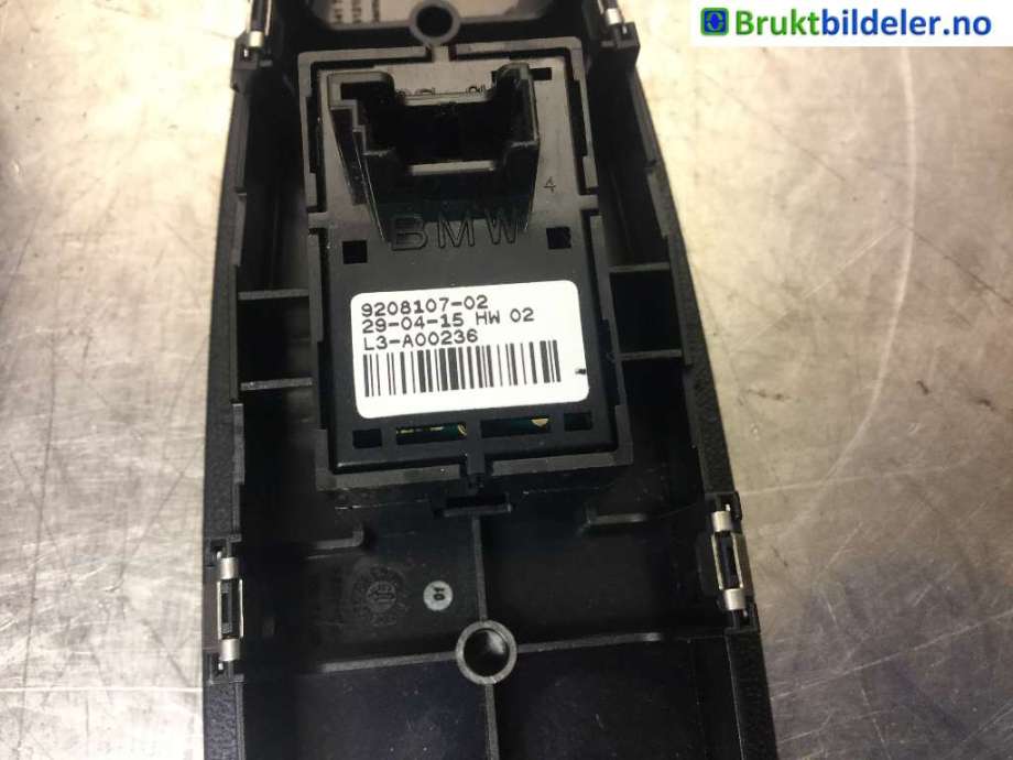 Bryter ruteheis til BMW 3-Serie 2012-2018 (F30/F31/F34) (F30/F31/F34) (BMW|9 208 107|)