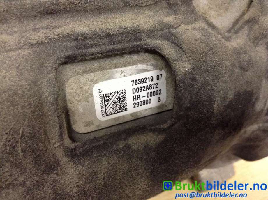 Motor elbil bak til BMW X1 2015-2022 (F48) (F48) (BMW|7639219-07|D092A872|HR-00092)