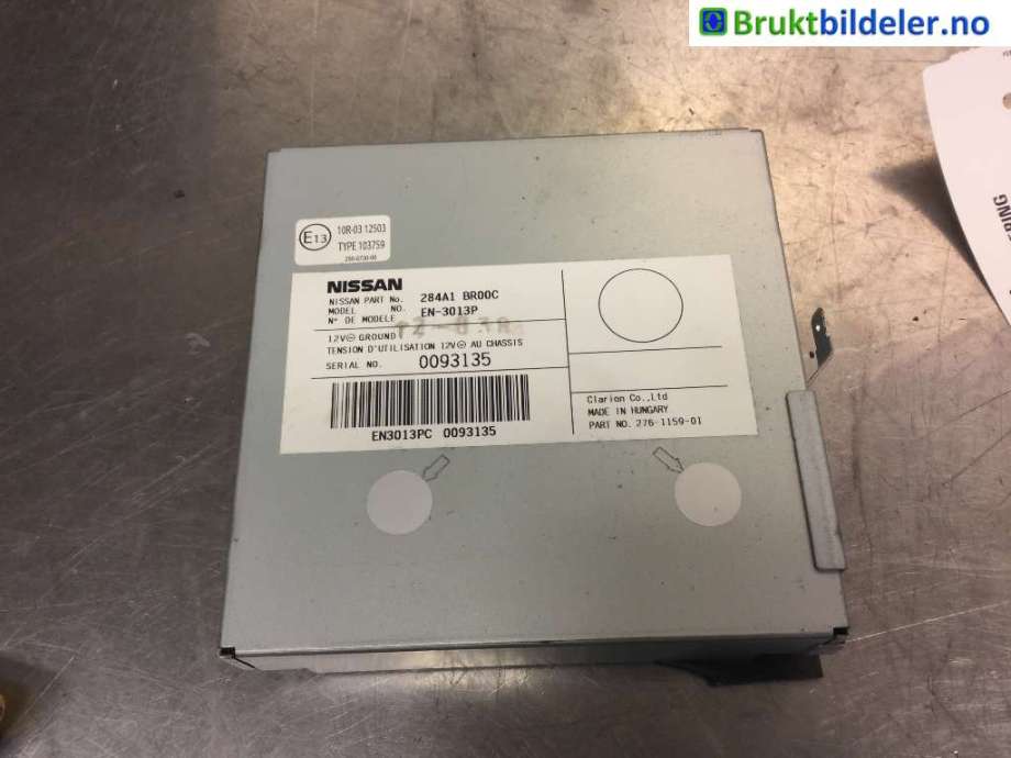 Styreenhet parkering til Nissan Qashqai 2010-2014 (Type I, Fase 2) (NISSAN|284A1 BR00C|)
