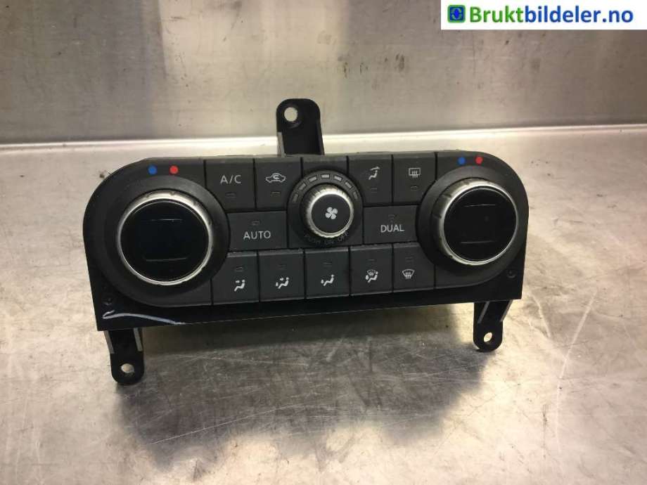 Varmeapparat betjening til Nissan Qashqai, 2010-2014 (Type I, Fase 2)  (NISSAN|27500BB46A)