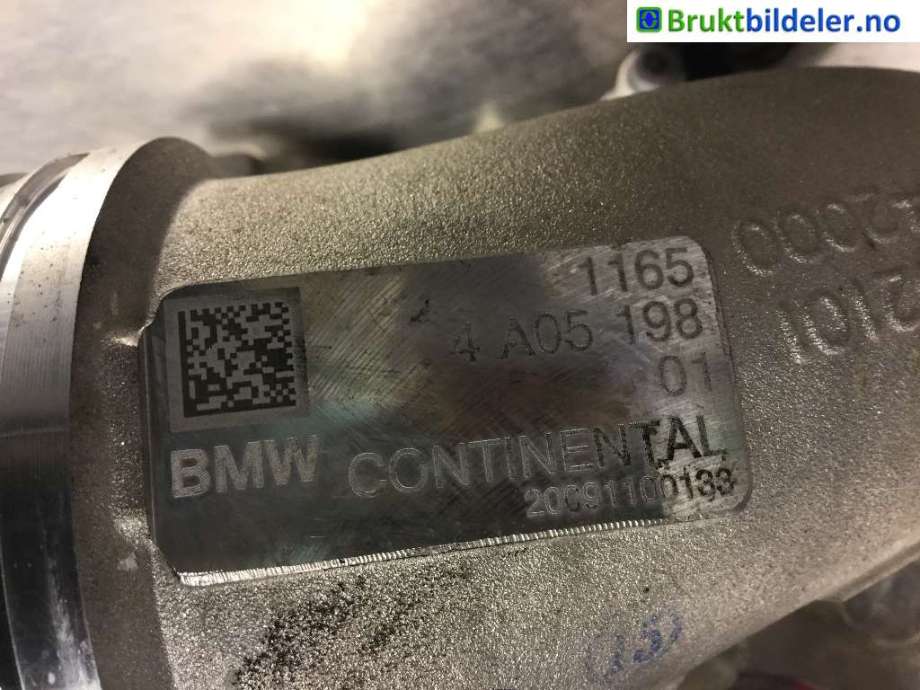Turbo til BMW X1 2015-2022 (F48) (F48) (BMW|9 452 213|A2C10792.01|11654A05198)