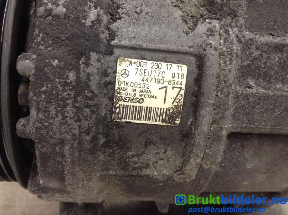 Aircondition kompressor til Mercedes Vito/Viano 2004-2010 (Fase 1) (W639) (W639) (MERCEDES|A 001 230 17 11|447190-6344|)