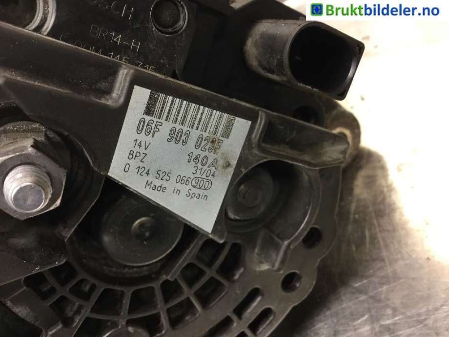 Dynamo til VW Golf V, Combi 2003-2008 (VOLKSWAGEN|06F 903 023 F|0 124 525 066|)