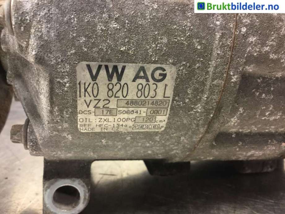 Aircondition kompressor til VW Golf V, Combi 2003-2008  (VOLKSWAGEN|1K0 820 803 L|)