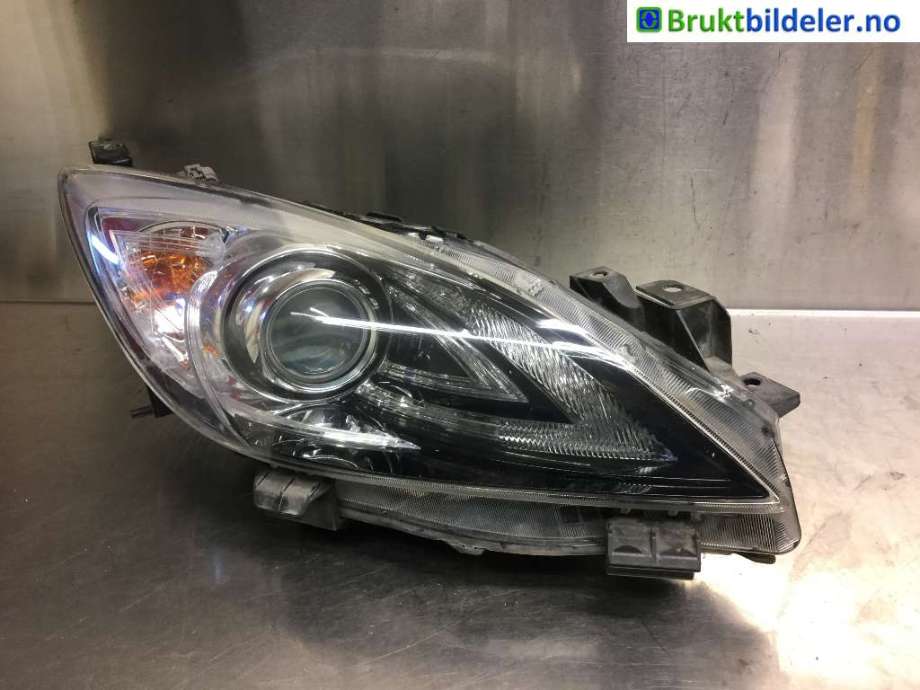 Frontlykt høyre xenon til Mazda 3, 2009-2013 (Type II) (MAZDA|BBP4-51-031M)