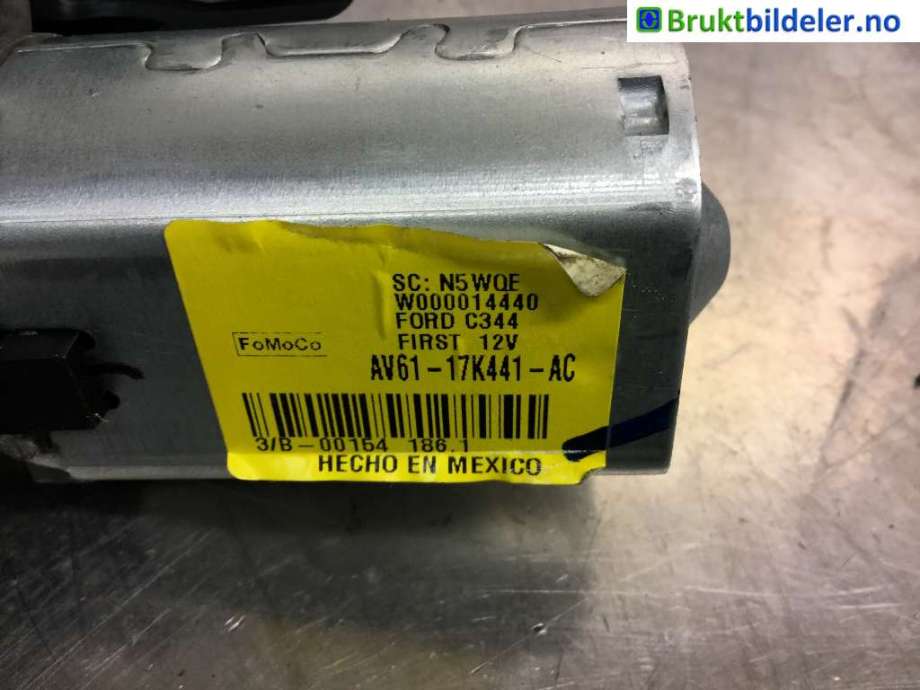Viskermotor bakrute til Ford C-Max 2010-2015 (Type II, Fase 1)  (FORD|AV61-17K441-AC|)