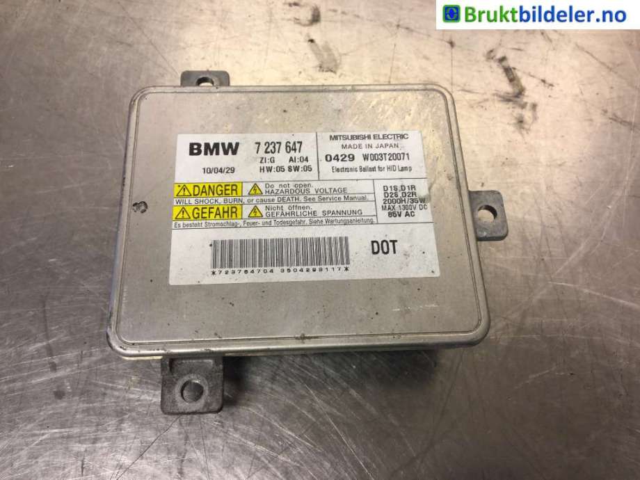 Styreenhet xenon/ballast til BMW 5-Serie 2010-2017 (F10/F11) (F10/F11) (BMW|7 237 647|W003T20071|)