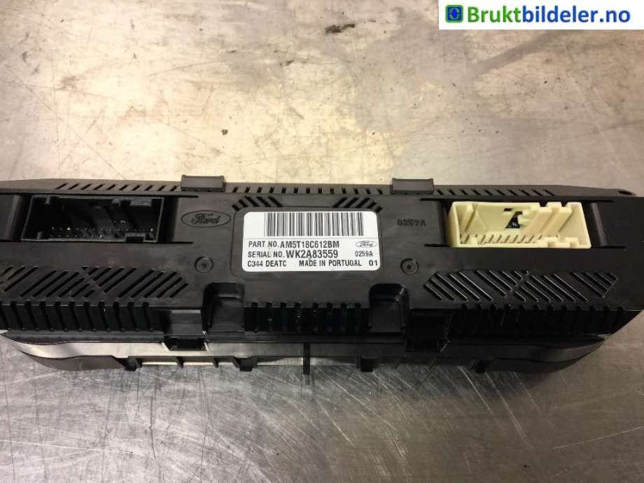 Varmeapparat betjening til Ford C-Max 2010-2015 (Type II, Fase 1)  (FORD|AM5T-18C612-BM|)