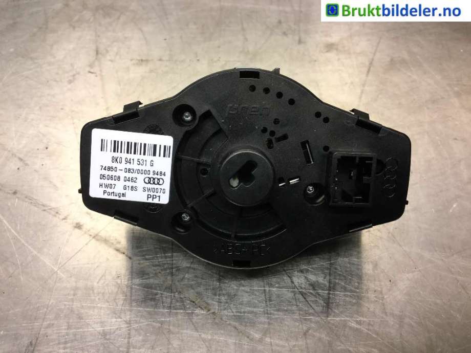 Bryter lys til Audi A4 2007-2014 (Type IV) (B8) (B8) (AUDI|8K0 941 531 G|)