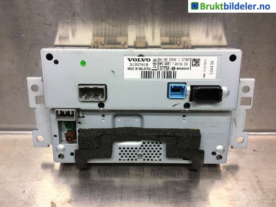 Instrument kjørecomputer til Volvo V60 2010-2013 (Type I, Fase 1)  (VOLVO|31357018|7 609 501 530|)