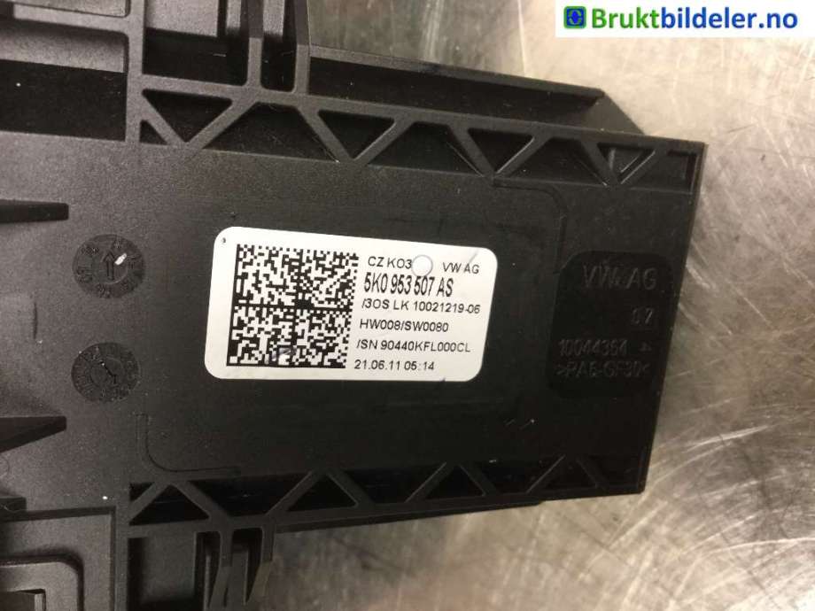 Bryter combi til VW Golf VI 2008-2012  (VOLKSWAGEN|5K0 953 507 AS|)