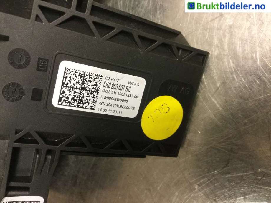 Bryter combi til VW Golf VI 2008-2012  (VOLKSWAGEN|5K0 953 507 BC|)